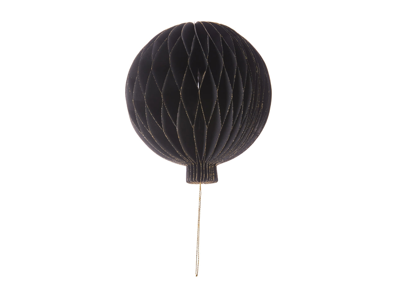 Palla 8cm in carta nero