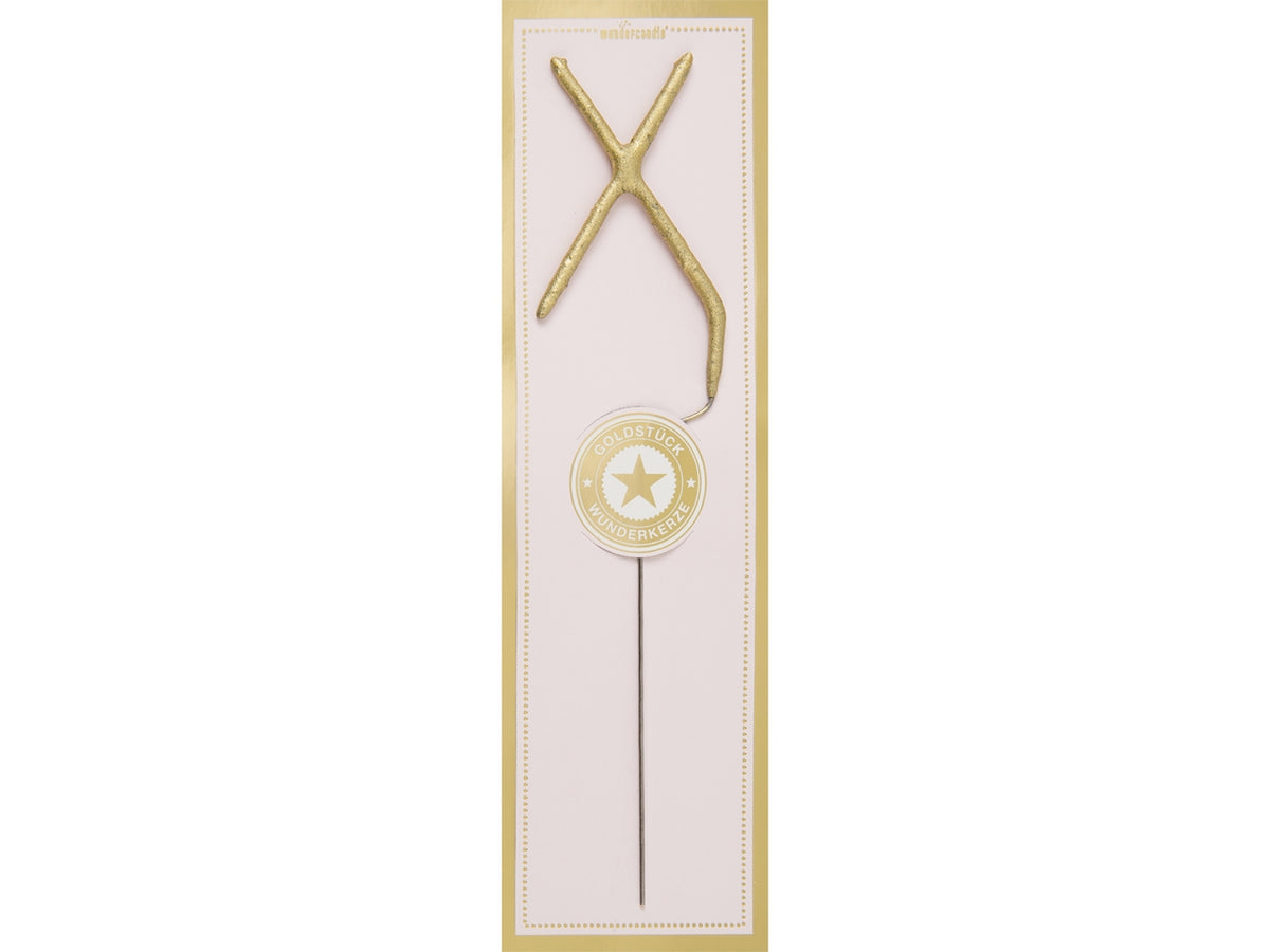 Candela scintilla Lettera X