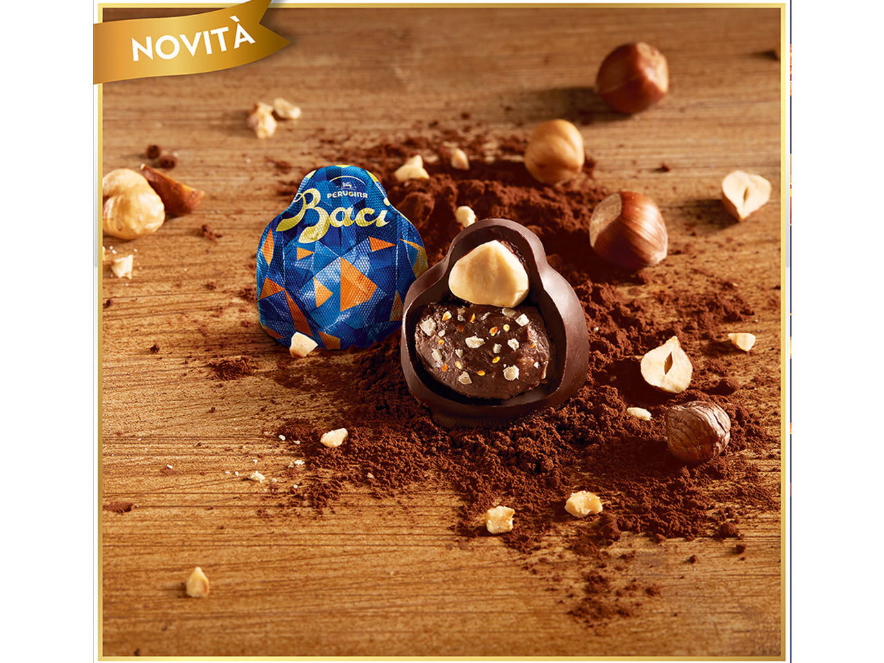 Baci le crystal sfuso con cristalli all'arancia 1kg