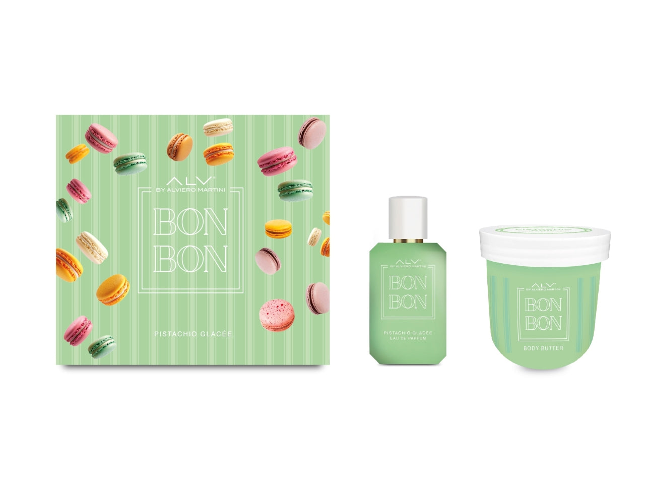 Alviero martini pistachio glacÃ©e confezione regalo con edp 30ml e crema corpo 300ml