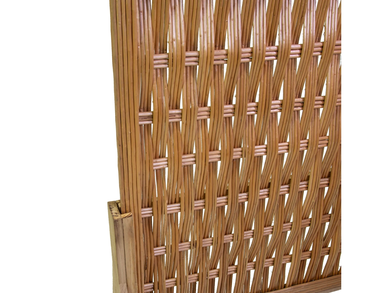 Paravento stampa rami beige 3 ante rettangolare 120,6x2,5xh.180cm