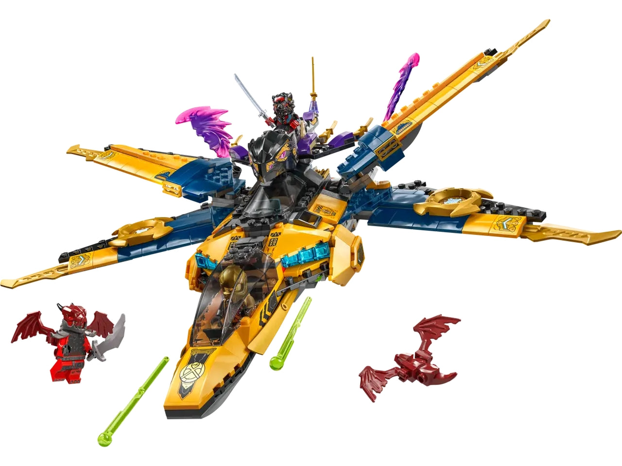 Lego Ninjago Jet Super Storm di Ras e Arin