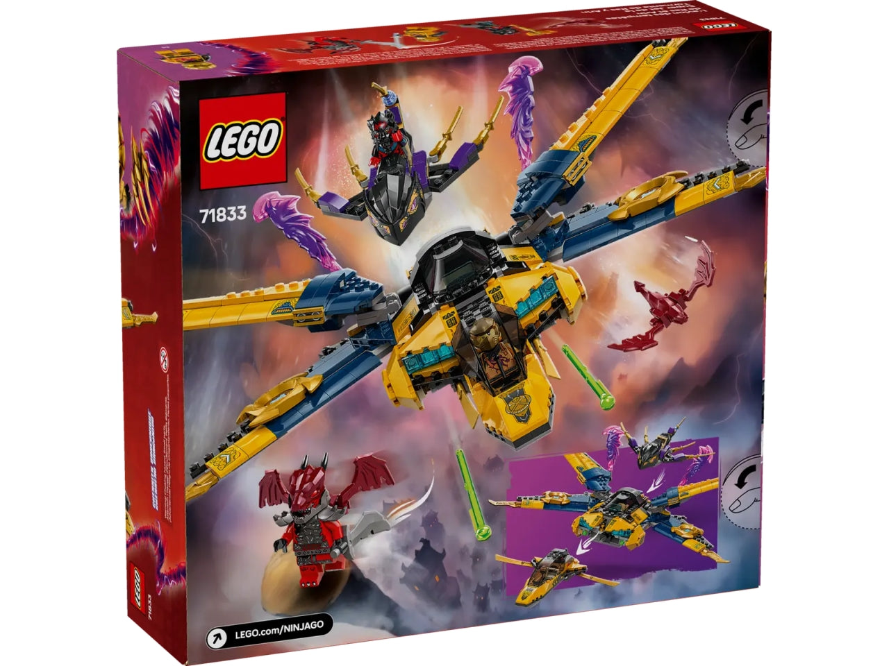 Lego Ninjago Jet Super Storm di Ras e Arin