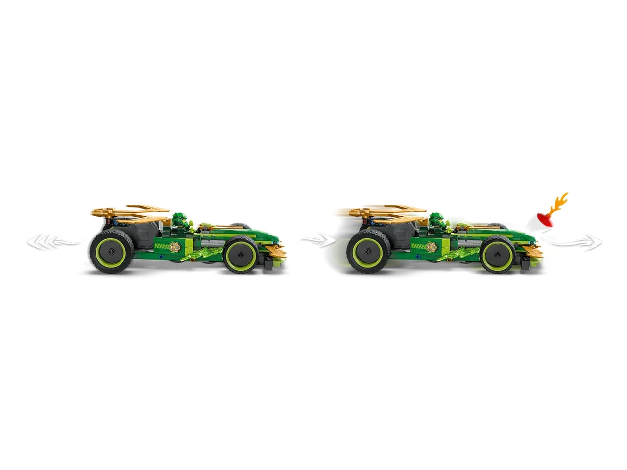 Lego Ninjago Racer pull-back di Lloyd