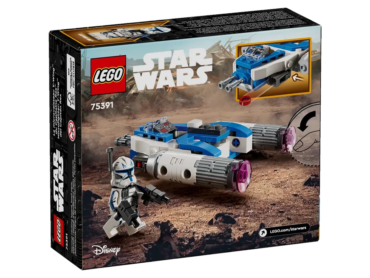 Lego Star Wars TM Microfighter Y-Wing di Captain Rex