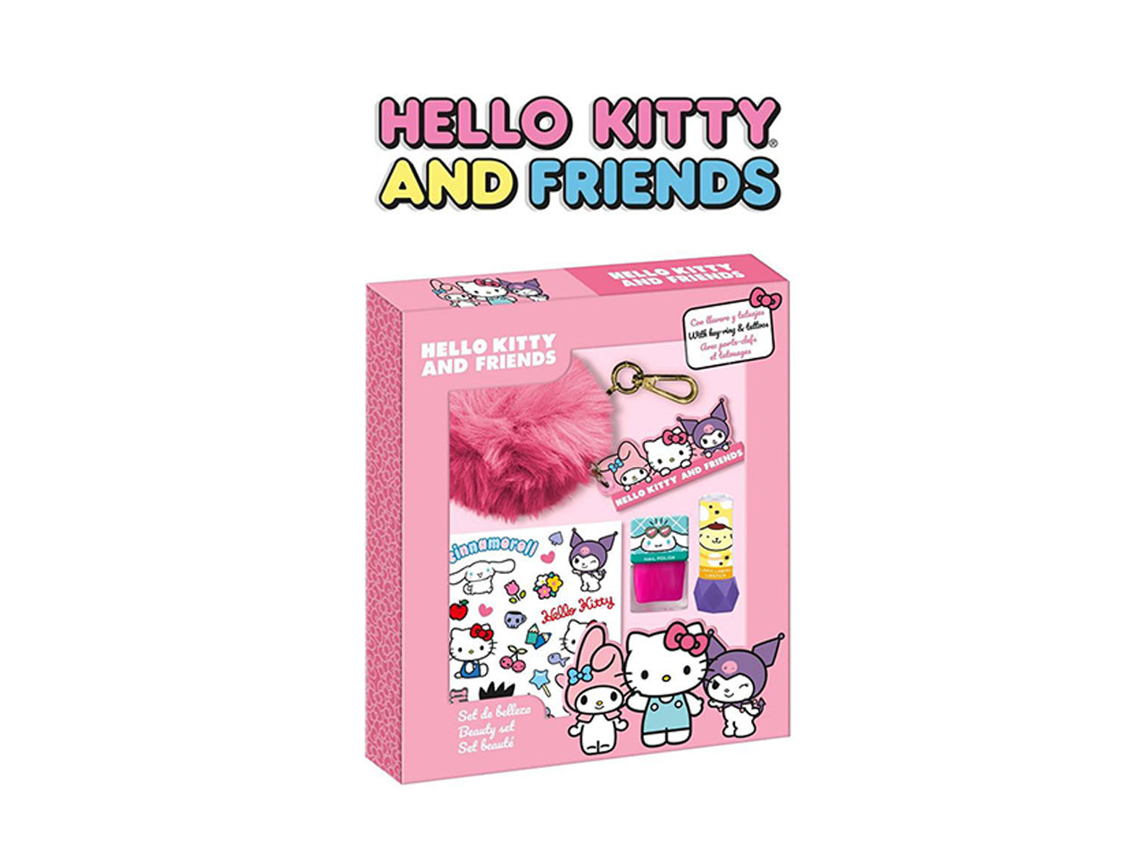 Hello kitty set regalo portachiavi