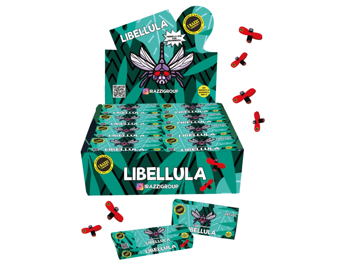 Libellula box con 24 confezioni da 12 girandole