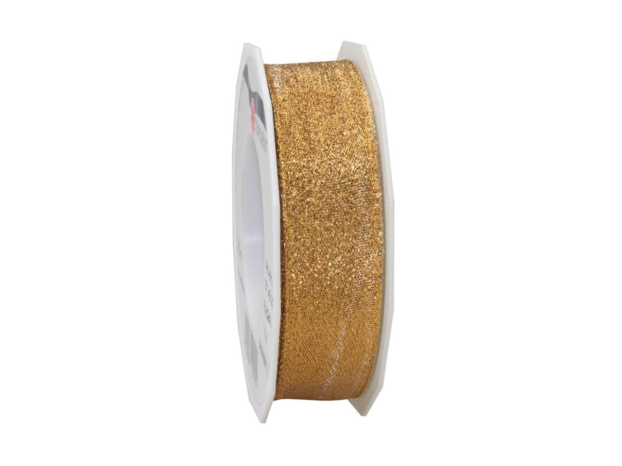 Nastro sacramento 2,5cmx20mt oro con bordo in filo metallico