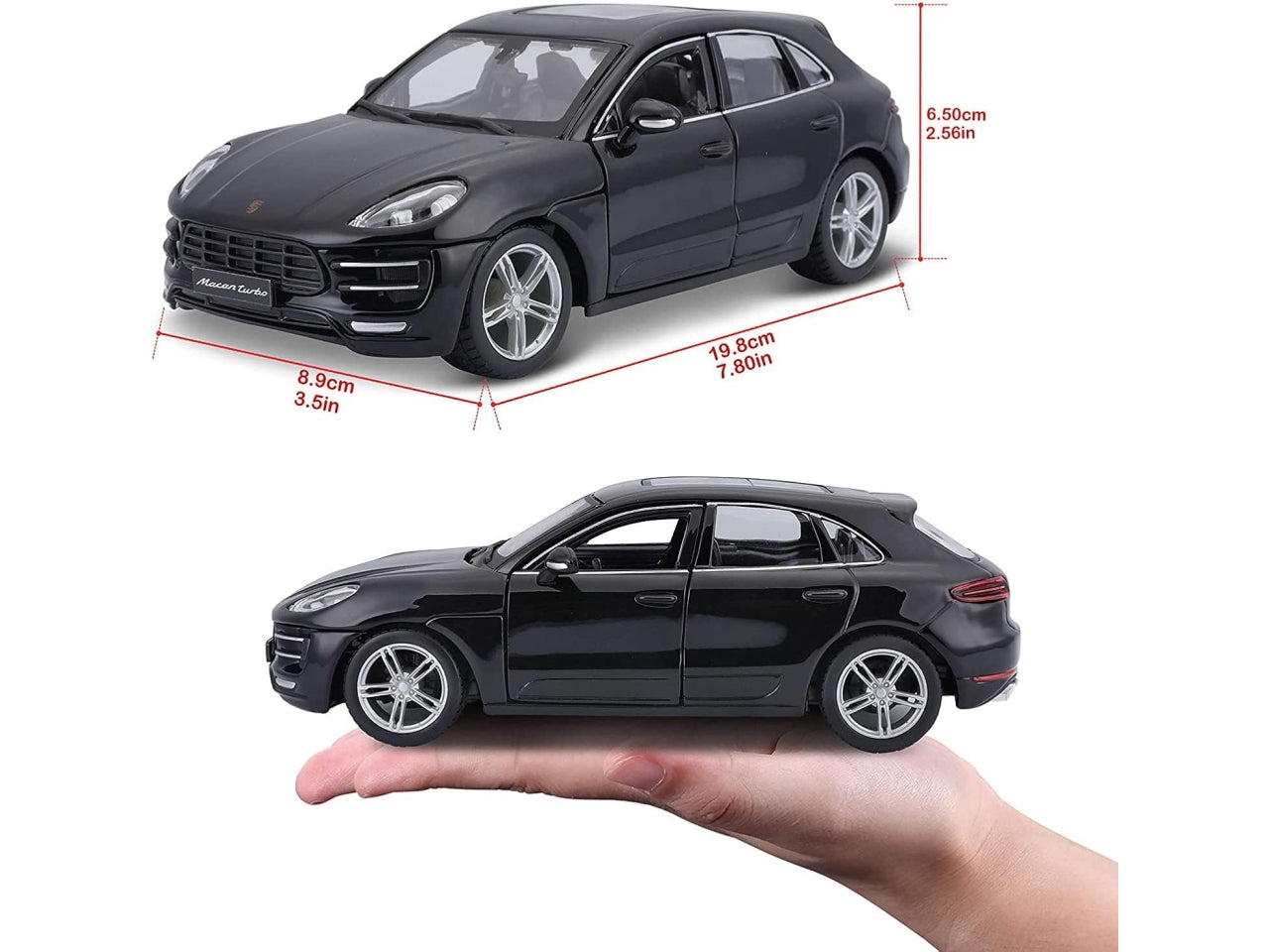 Auto Porsche macan scala 1:24