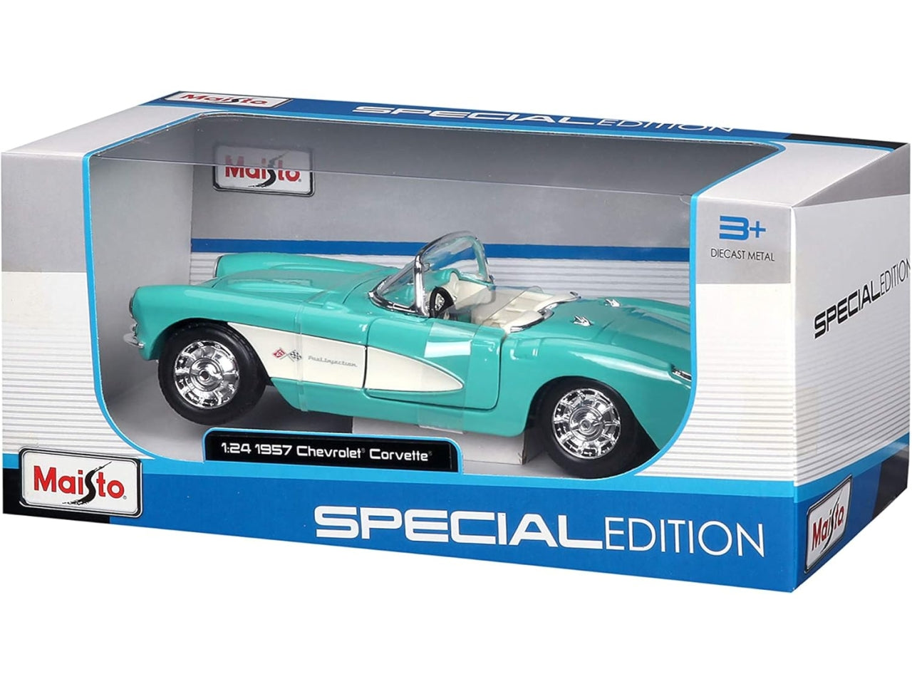 Auto Chevrolet anno 1957 corvette scala 1:24 $