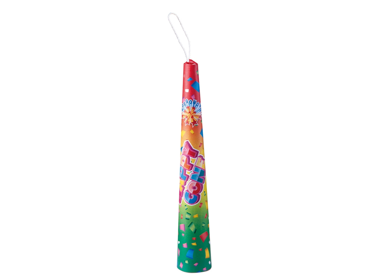 Happy cone box 6 scatole da 6 lancia coriandoli