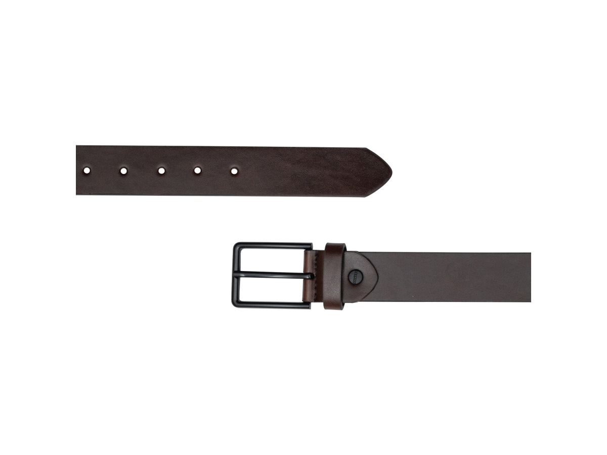 Carrera cintura 3,5cm in similpelle marrone tg.L