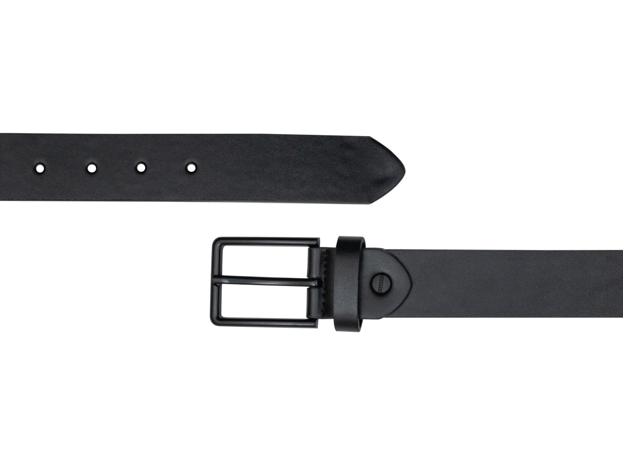 Carrera cintura 3,5cm in similpelle nero tg.L