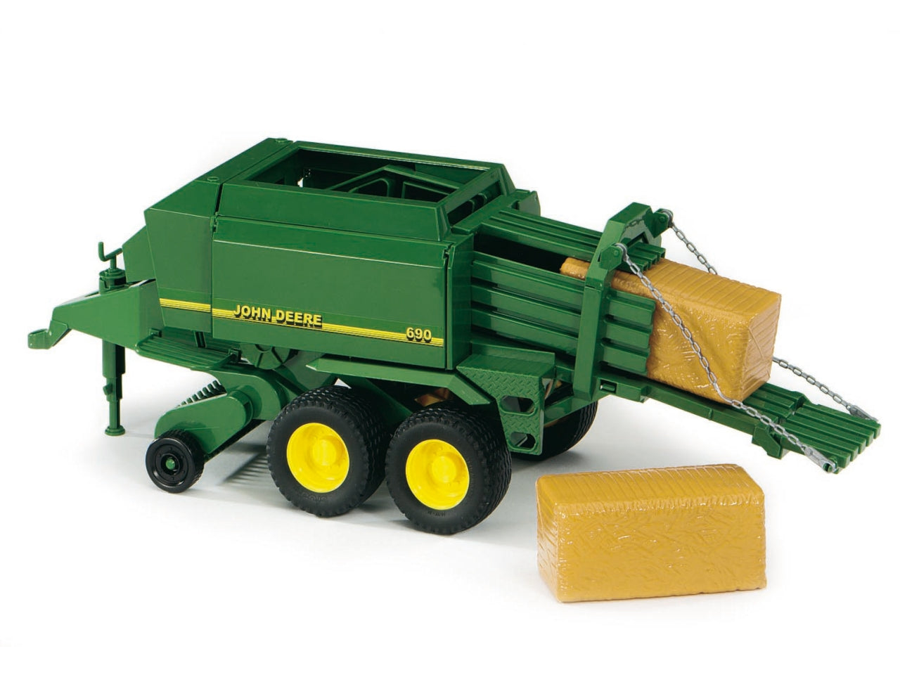 Rimorchio pressaballe john deere