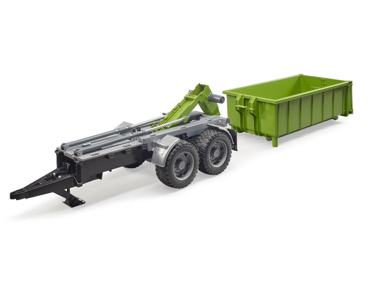Rimorchio per trattori c/container ribaltabile
