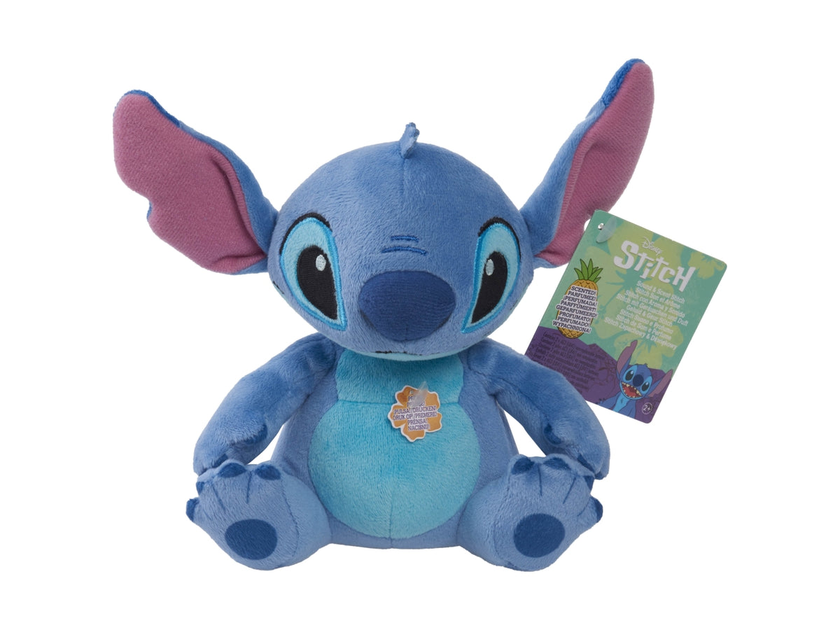 Disney Stitch & Angel, peluche assortiti, profumati e musicali, altezza 15cm