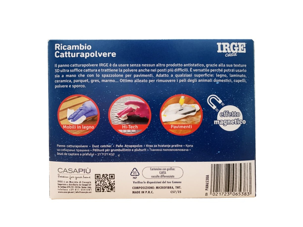 Panno catturapolvere 3D, scatola da 16 panni