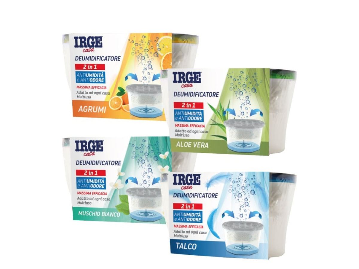 Irge deumidificatore 400ml profumi assortiti  $