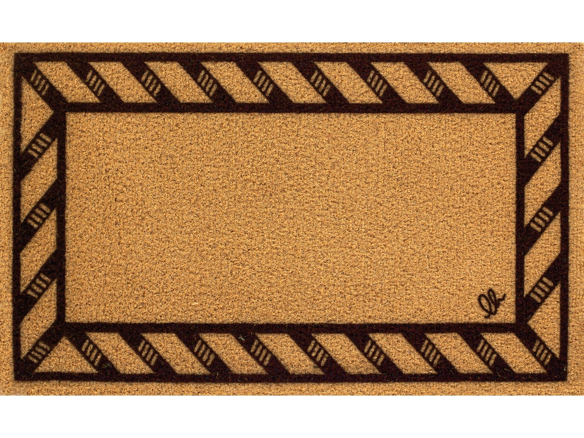 Zerbino eco-cocco rettangolare classico 40x65cm