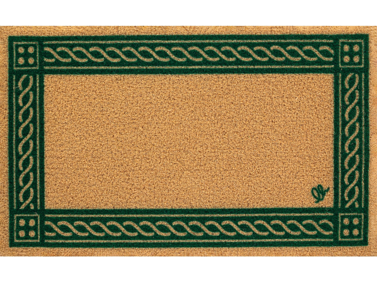 Zerbino eco-cocco rettangolare classico 40x65cm