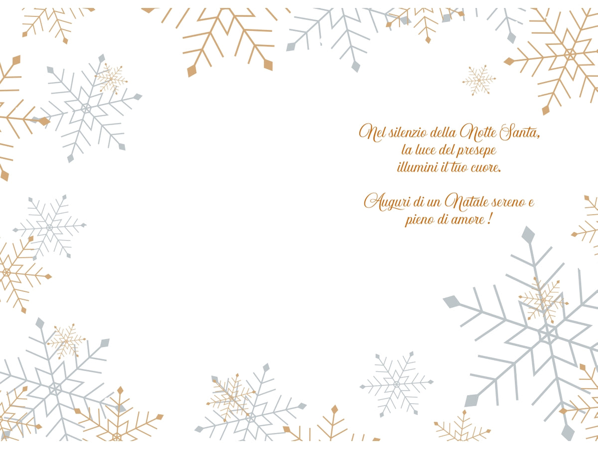 Biglietto buon natale religioso