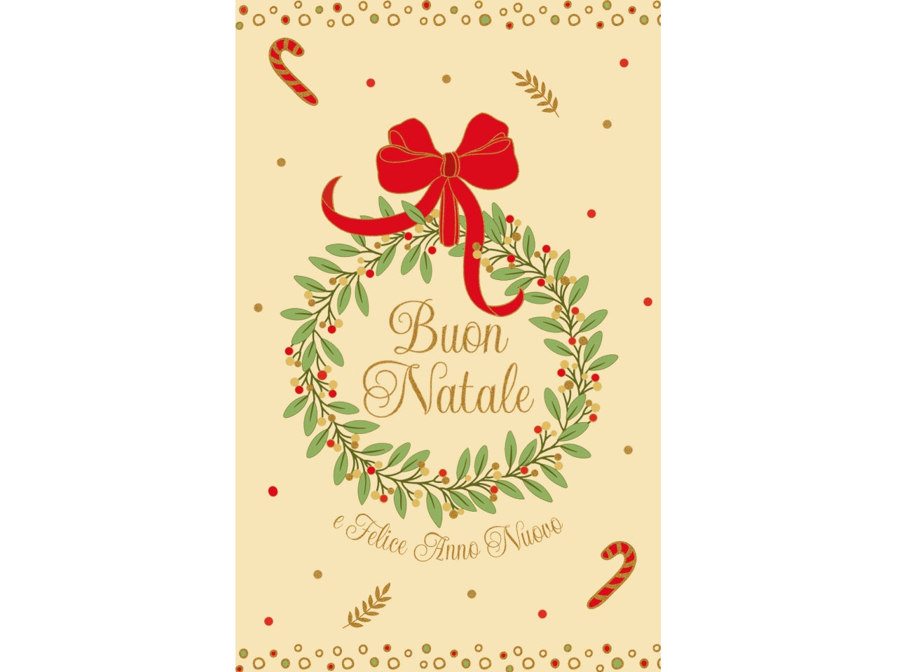 Biglietti buon natale 9x14cm in confezione da 6 pezzi fantasie assortite
