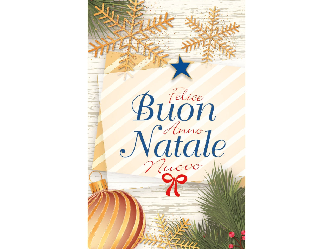 Biglietti buon natale 9x14cm in confezione da 6 pezzi fantasie assortite