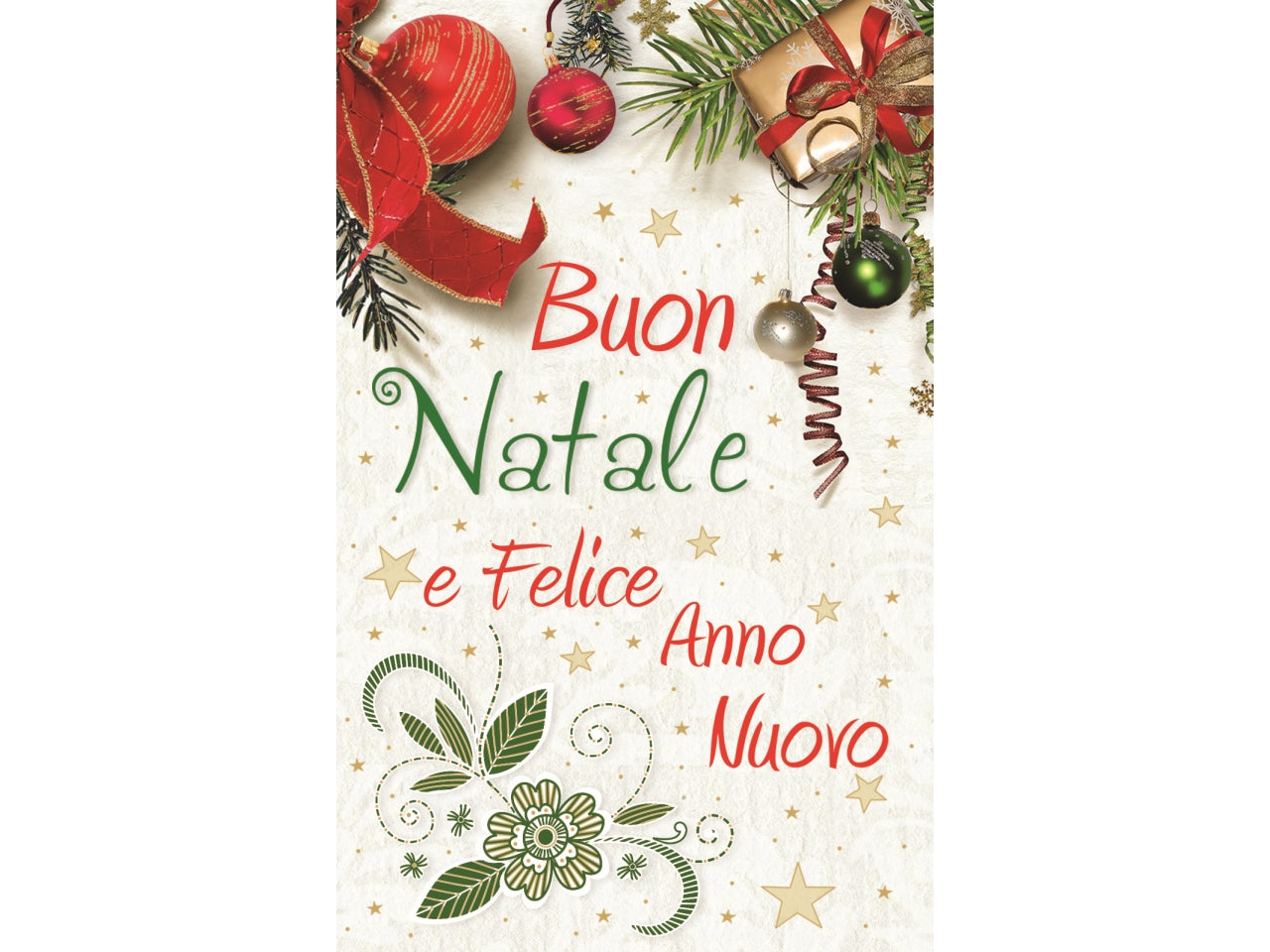 Biglietti buon natale 9x14cm in confezione da 6 pezzi fantasie assortite