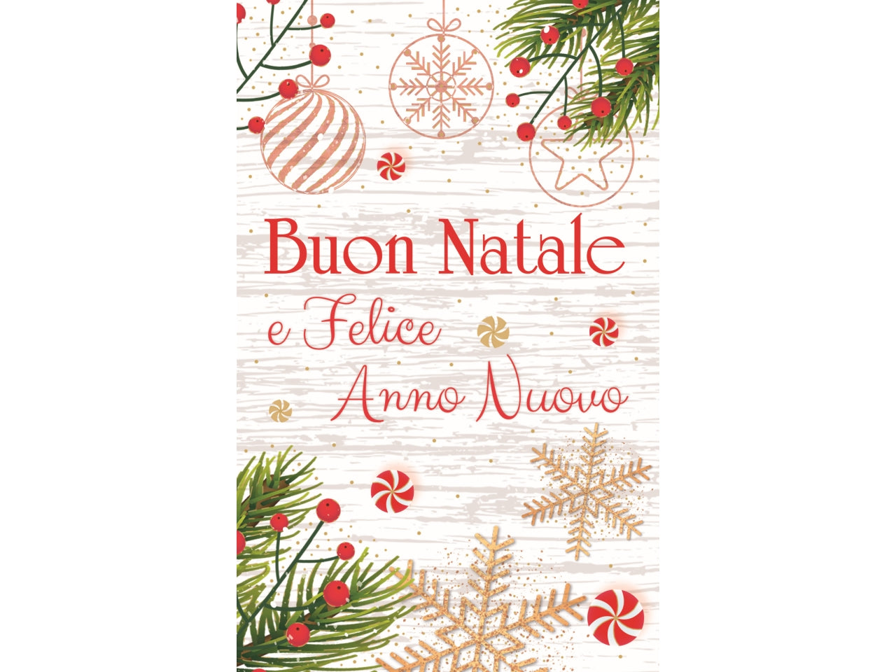 Biglietti buon natale 9x14cm in confezione da 6 pezzi fantasie assortite