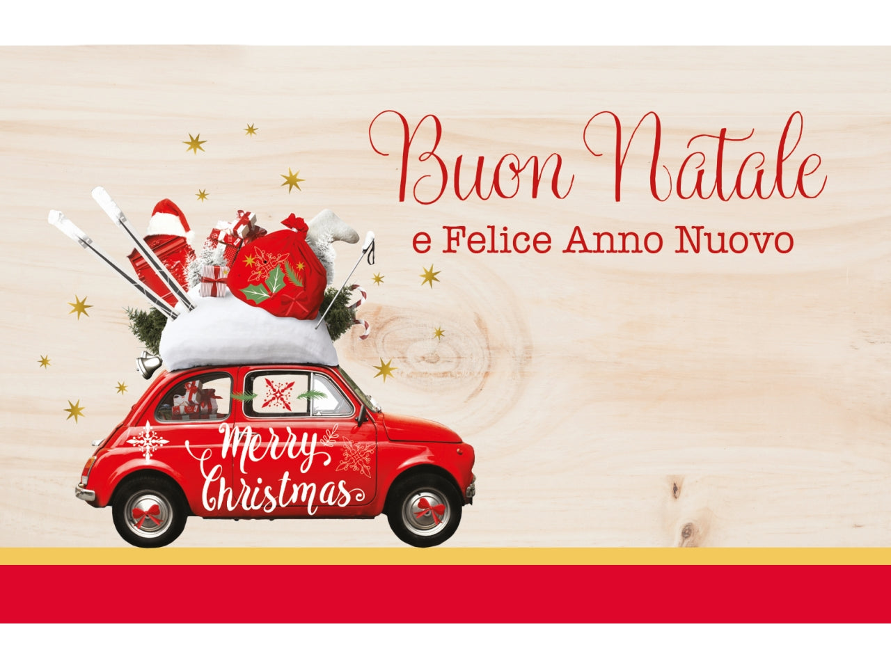 Biglietti buone feste 8,5x13,5cm in confezione da 100 pezzi fantasie assortite