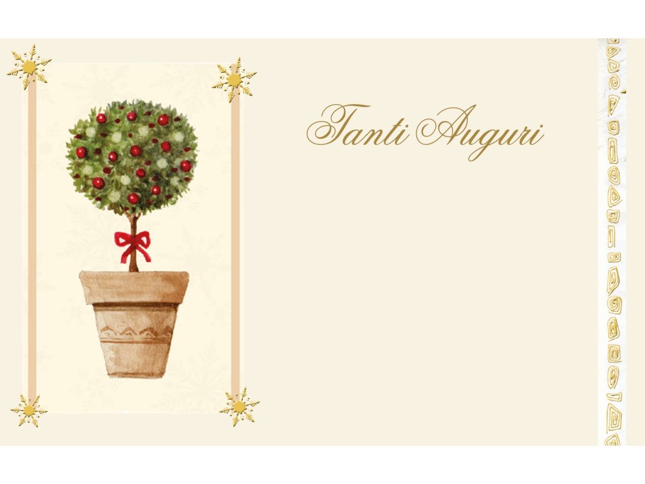 Biglietti buone feste 8,5x13,5cm in confezione da 100 pezzi fantasie assortite