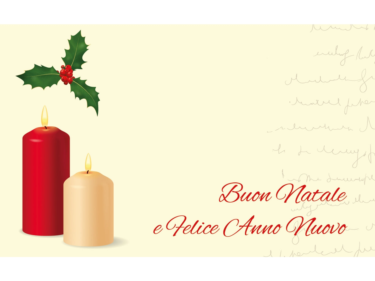 Biglietti buone feste 8,5x13,5cm in confezione da 100 pezzi fantasie assortite
