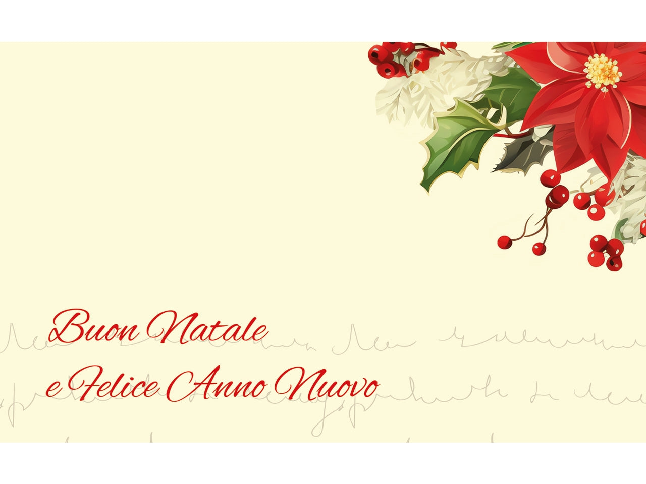 Biglietti buone feste 8,5x13,5cm in confezione da 100 pezzi fantasie assortite