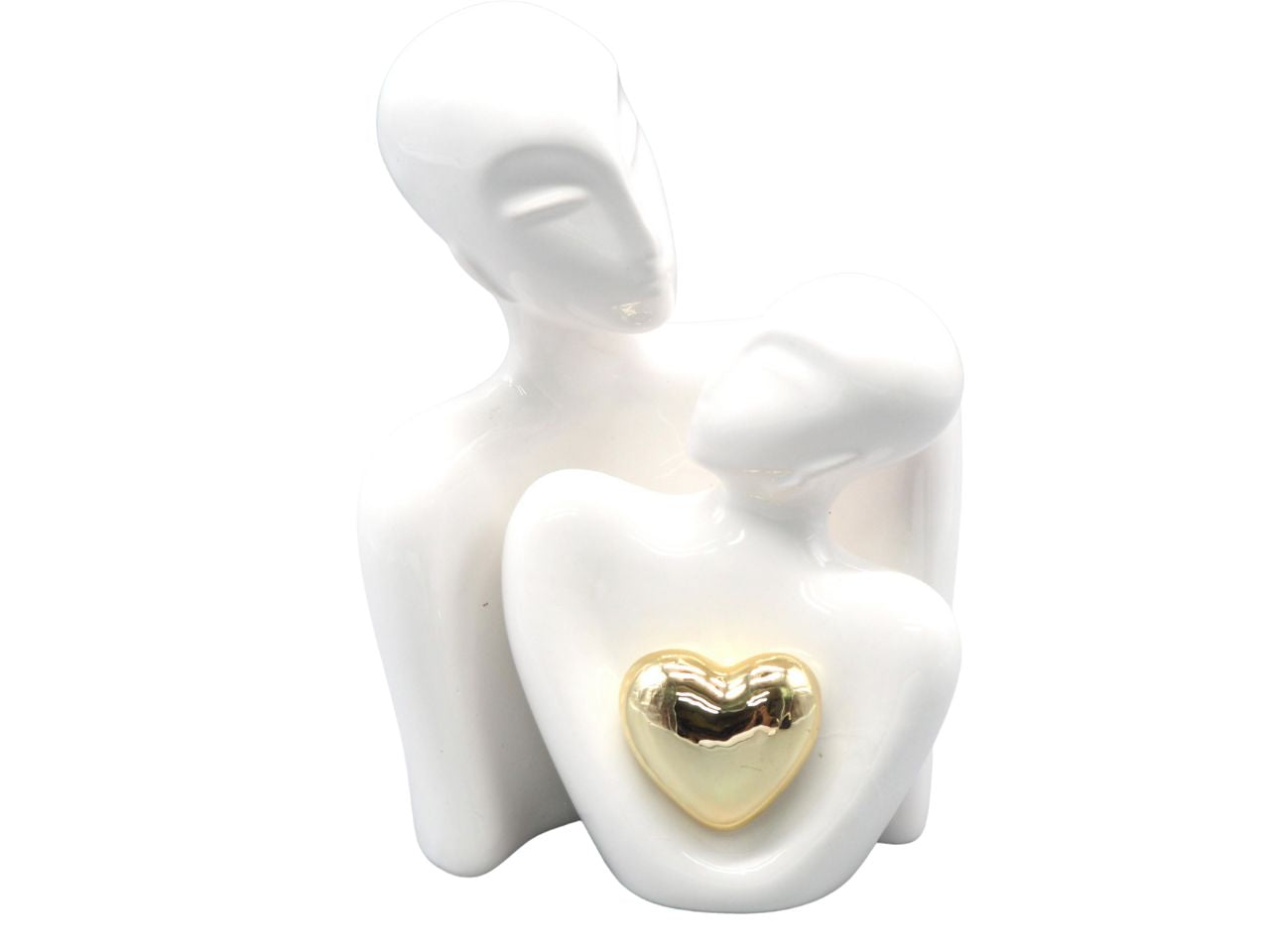 Set innamorati in ceramica 25x8x18/18x13x8cm ii misura