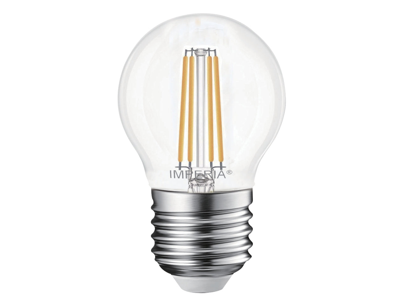 Imperia led sfera e14 2700k 6w 230v 25000h filament
