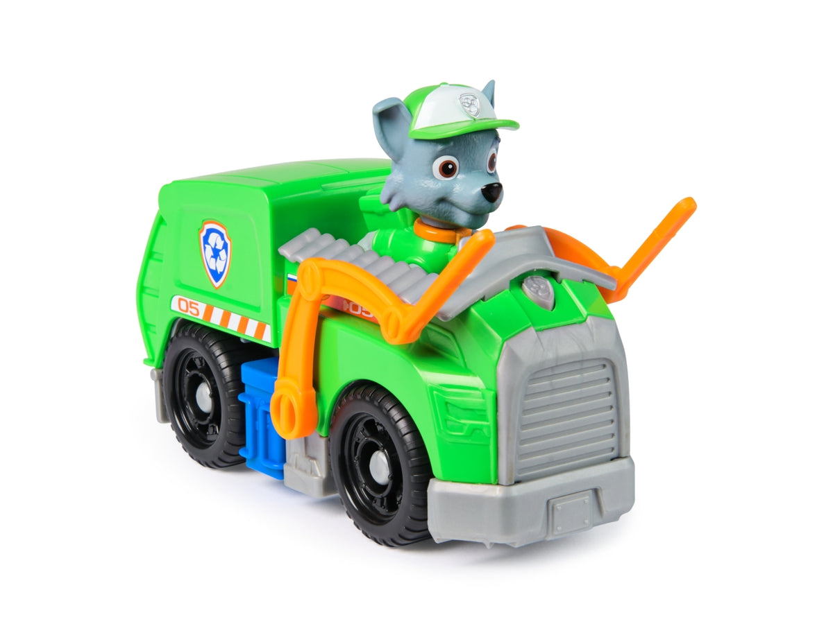 Paw patrol veicolo base rocky con personaggio $
