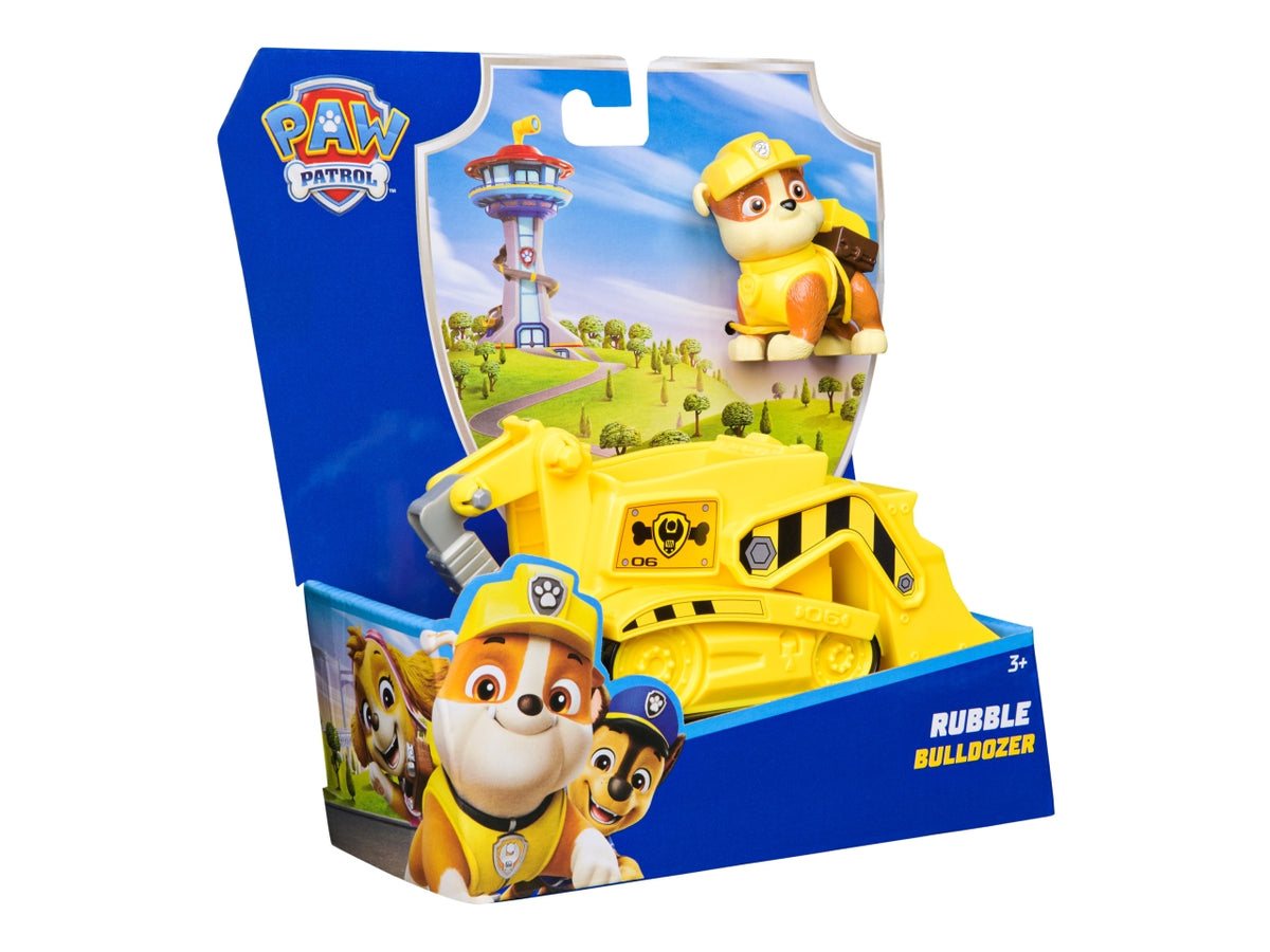 Paw patrol veicolo base rubble con personaggio $