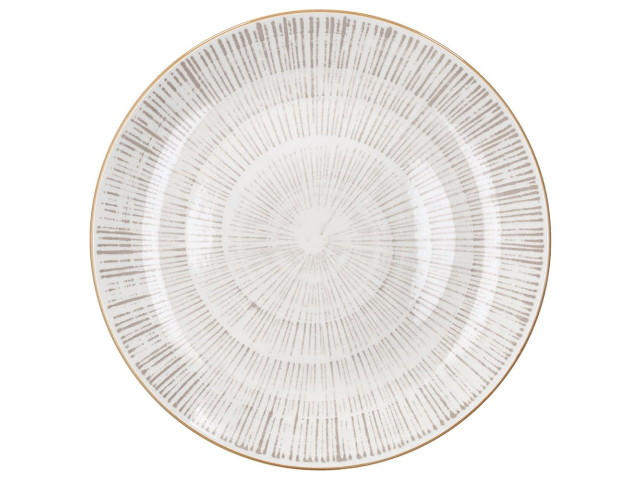 Servizio da 18 piatti Madison Virtuo in porcellana beige