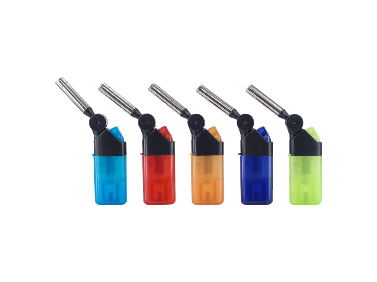 Accendigas Atomic Mini BBQ Lighter Knick Turbo Flame ricaricabile Semi-Transparent assortito $