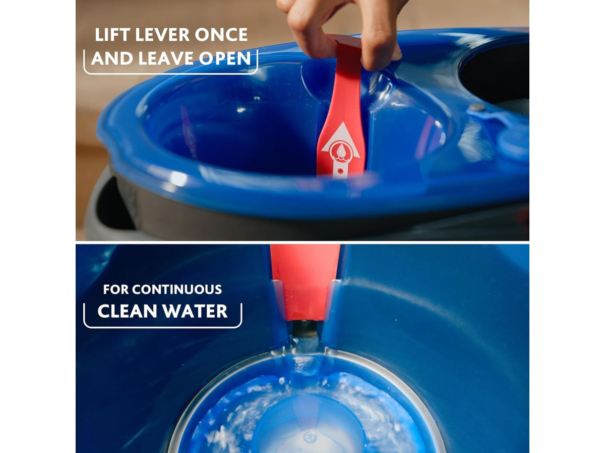 Vileda H2pro Spin Mop System lavapavimenti con centrifuga, doppio scomparto per acqua pulita e sporca