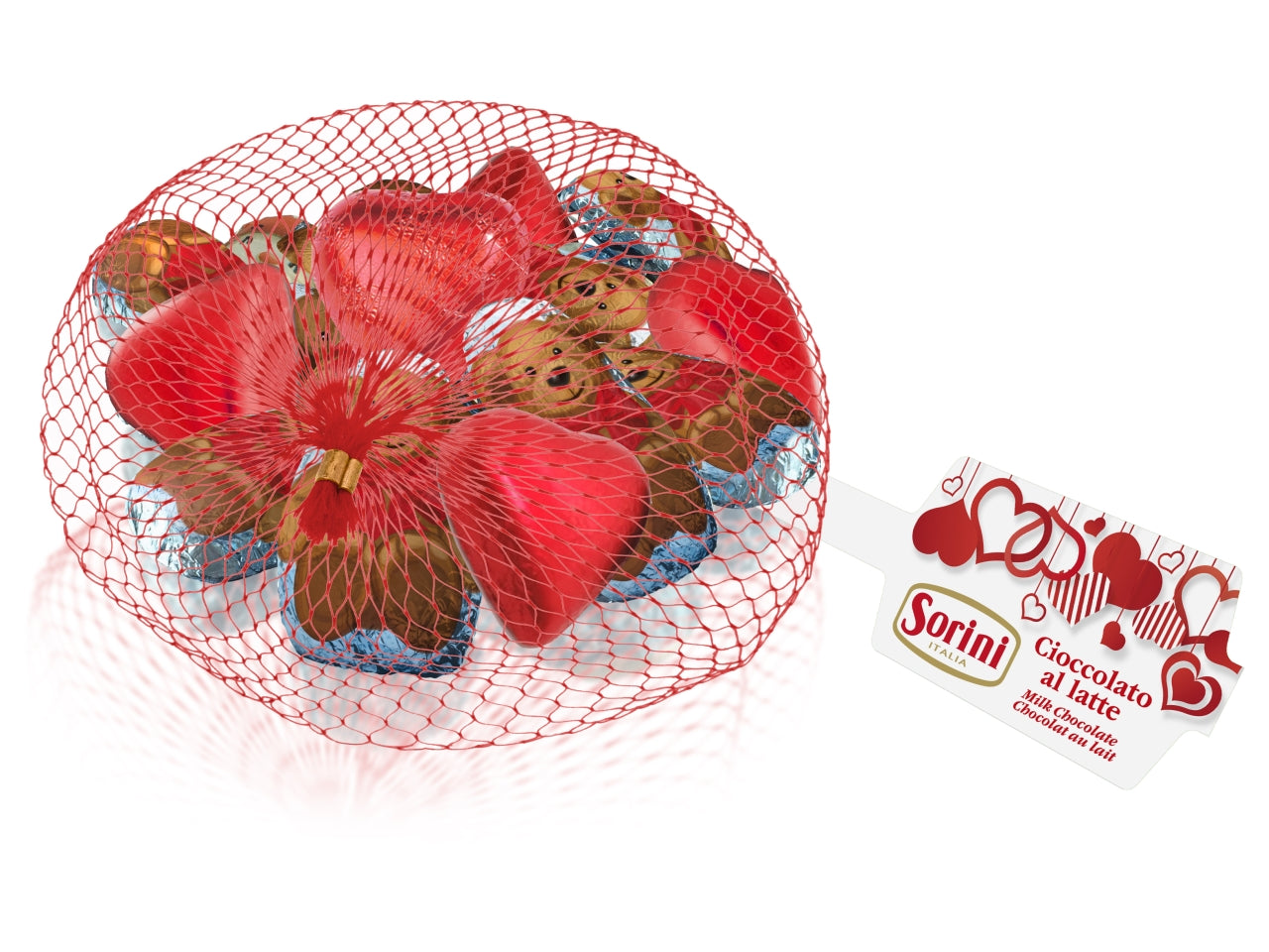 Sorini retina teddy love, cioccolatinio misti 70gr