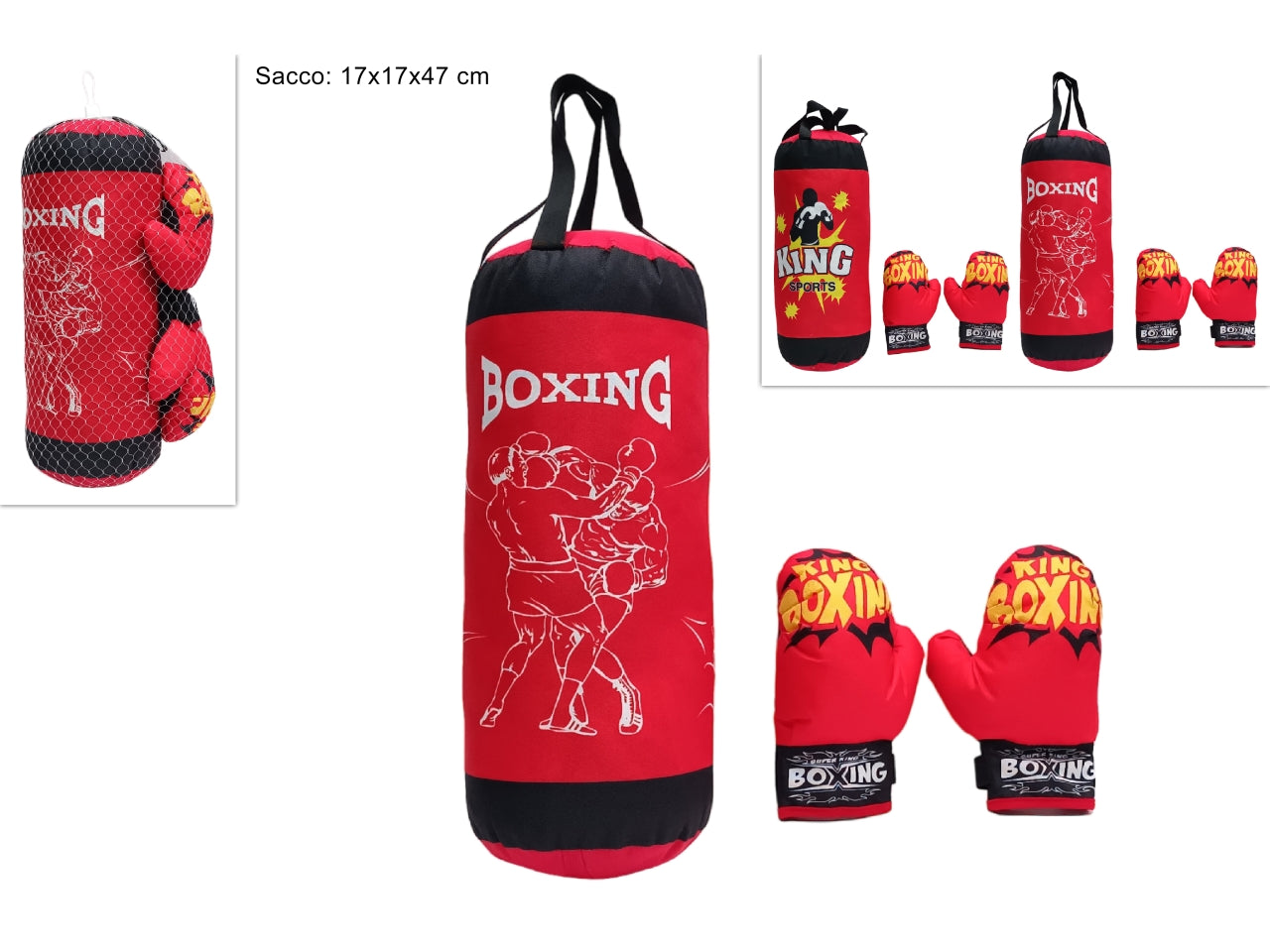 Set boxing  in 2 assortimenti