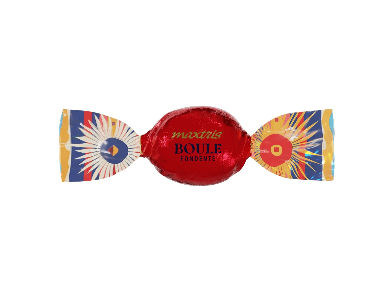 Maxtris boule cubotto fondente50% con ripieno morbido 180gr