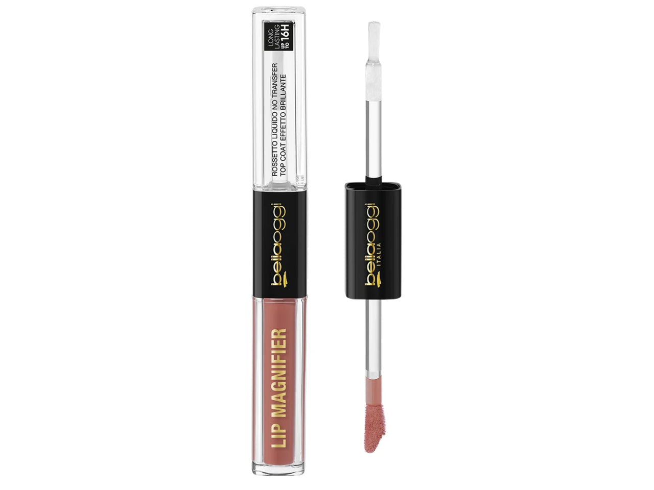 Bellaoggi lip magnifier rossetto duo colore creamy peacy 201