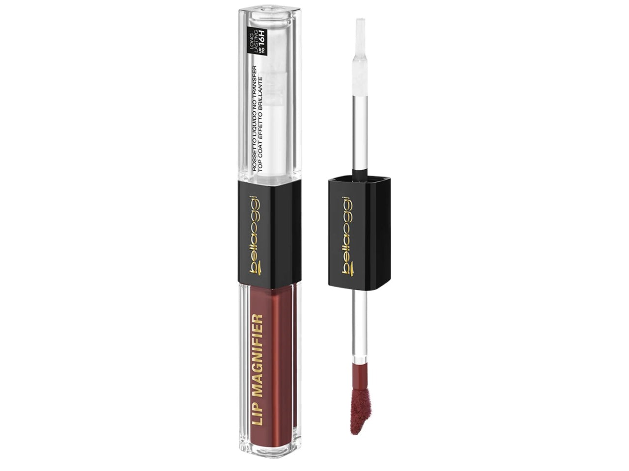 Bellaoggi lip magnifier rossetto duo colore  rubby red 206