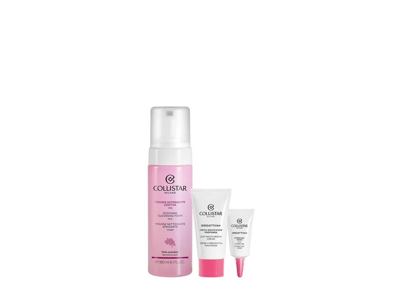 Collistar cofanetto con mousse detergente lenitiva viso 180ml $