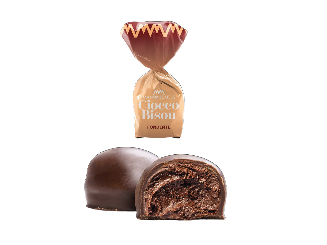 Ciocco Bisou fondente 500gr $