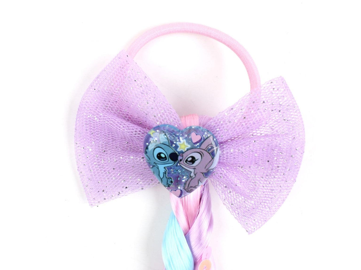 Stitch borsa trasparente con occhiali da sole e accessori per capelli
