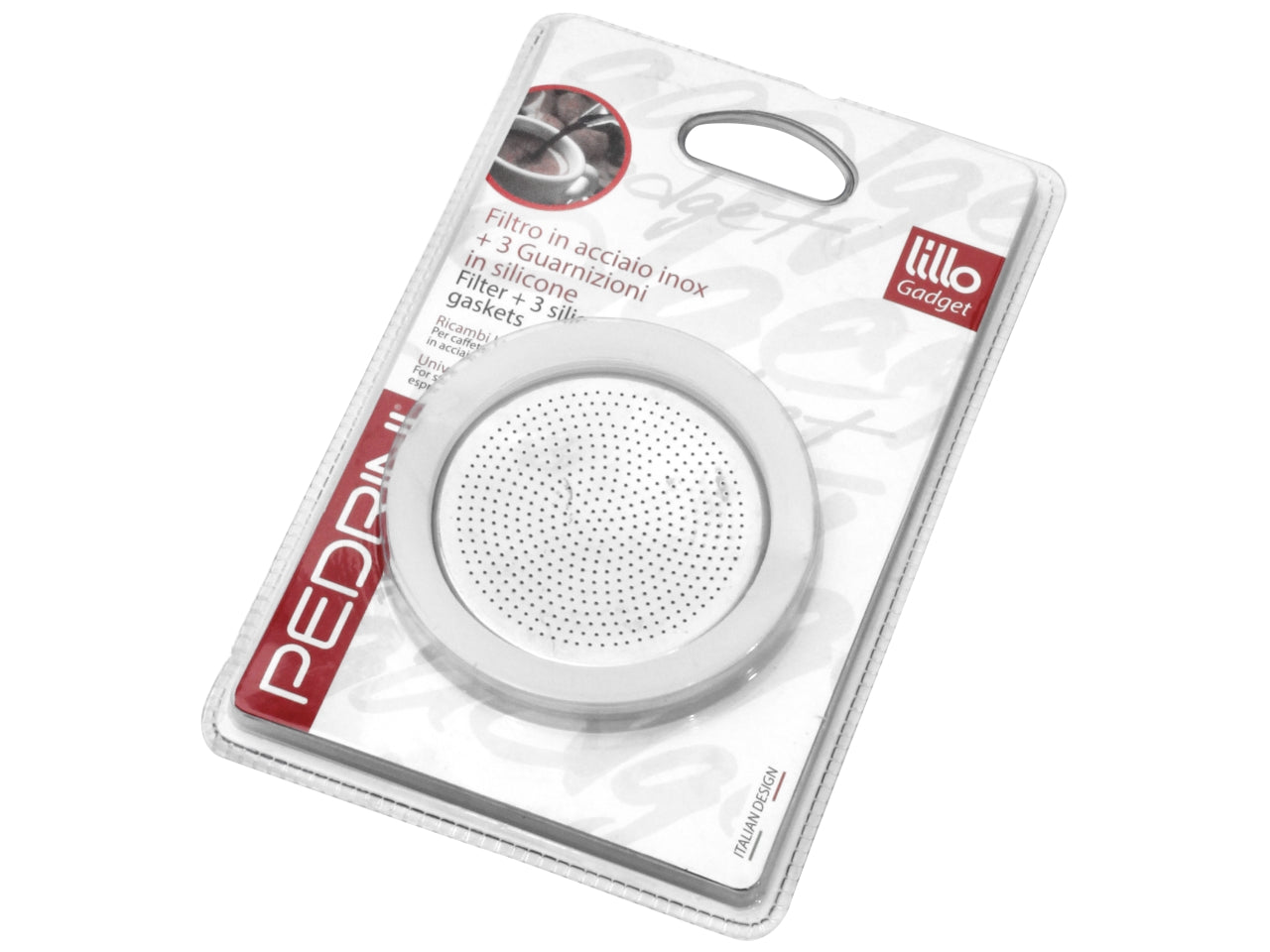 Ricambio 3 guarnizioni con filtro Steelmoka 6 tazza