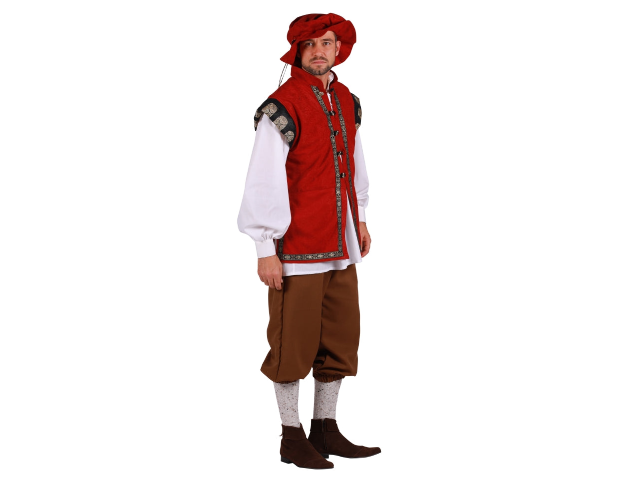 Costume mercante medievale lusso taglia L